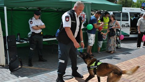 Alytaus policija paminėjo miesto gimtadienį