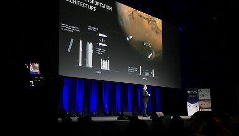 &bdquo;SpaceX&ldquo; pristato Marso užkariavimo planus