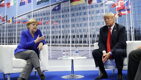 Angela Merkel ir Donaldas Trumpas