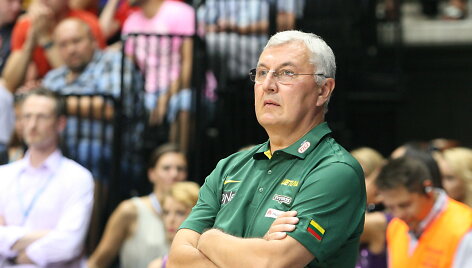 Jonas Kazlauskas, Lietuvos krep&scaron;inio rinktinės treneris