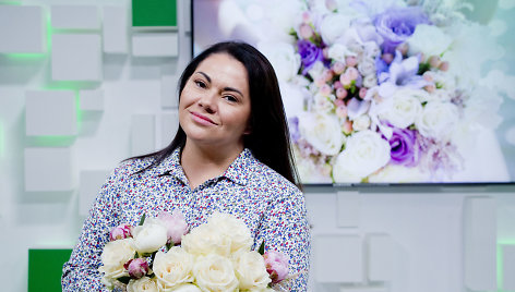 15min studijoje – floristė ir vedybų planuotoja Inesa Borkovska