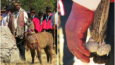 Aukojimo ceremonija Peru