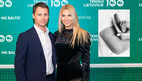 Ričardas Berankis su mylimąja Ineta