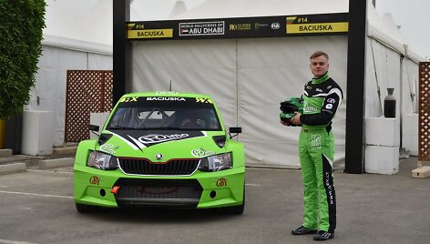 Rokas Baciu&scaron;ka Abu Dabyje debiutuos Pasaulio Ralio-kroso čempionate su komanda &bdquo;ESmotorsport-LabasGas&ldquo;