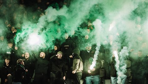&bdquo;Kauno Žalgirio&ldquo; futbolo klubą aktyviai palaiko ir krep&scaron;inio sirgaliai