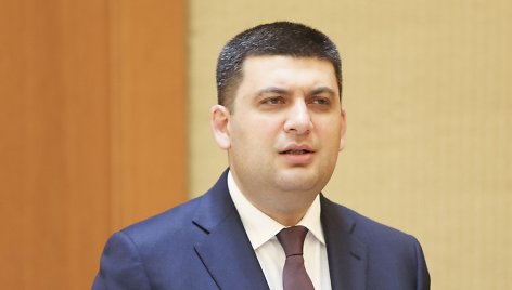Ukrainos Aukščiausiosios Rados pirmininkas Volodymyras Groismanas