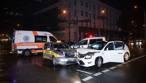 Avarija Pamėnkalnio gatvėje