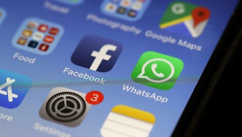 &bdquo;Facebook&ldquo; programėlė &bdquo;iPhone&ldquo; telefone