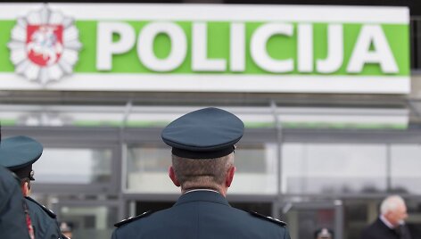 Naujasis policijos pastatas &scaron;alia Pilaitės pr.