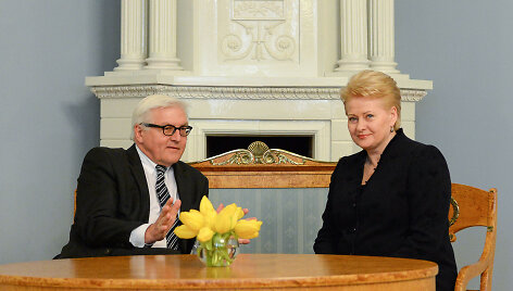Dalia Grybauskaitė su Franku&ndash;Walteriu Steinmeieriu