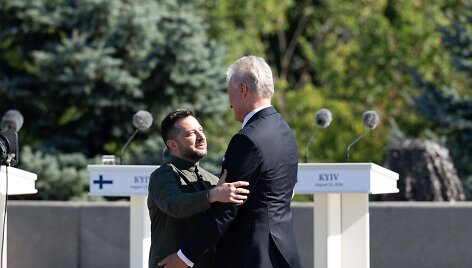 Prezidentas Gitanas Nausėda Kyjive 