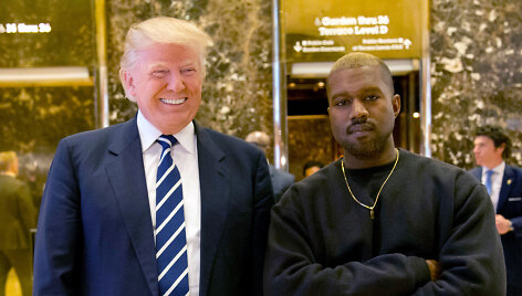 Donaldas Trumpas ir Kanye Westas