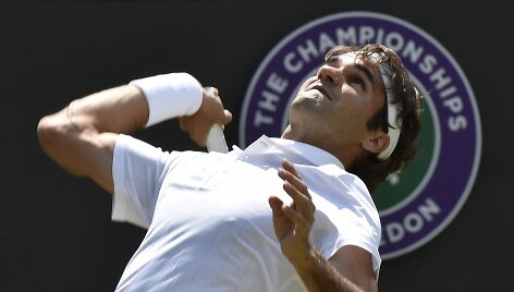 Rogeris Federeris Vimbldone siekia a&scaron;tunto čempiono titulo