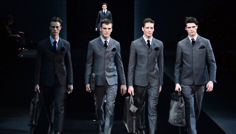 &bdquo;Emporio Armani&ldquo; 2014-ųjų rudens/žiemos kolekcijos pristatymas