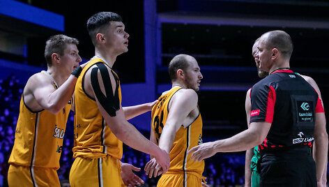 Karaliaus Mindaugo taurės pusfinalis "Žalgiris" - "&Scaron;iauliai"