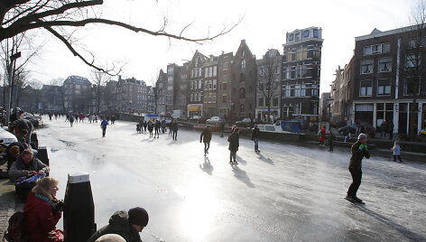 Žiema Amsterdame