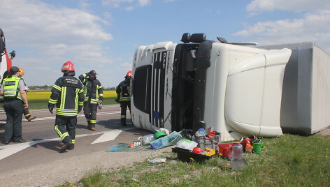Avarija Panevėžio aplinkkelyje