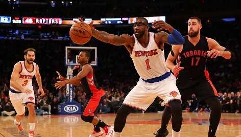 Amare'as Stoudemire'as ir Jonas Valančiūnas