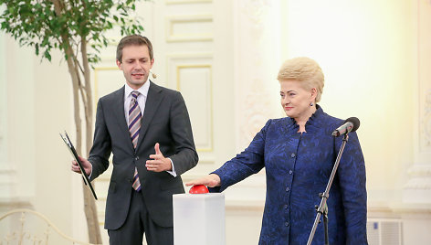 Andrius Tapinas ir Dalia Grybauskaitė