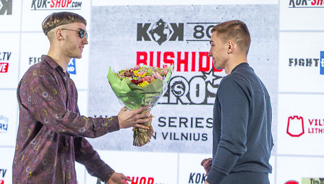 Bushido Heros 2019 kovotojų svėrimo ceremonija