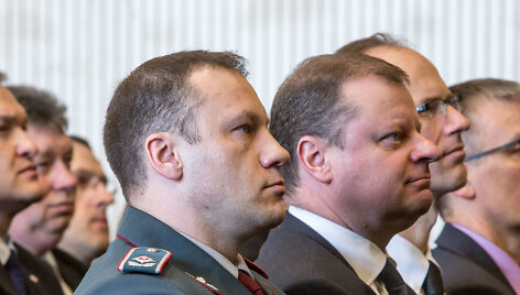 Saulius Skvernelis ir Linas Pernavas
