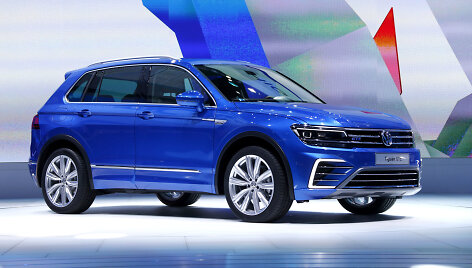 &bdquo;Volkswagen Tiguan&ldquo; pristatymas Frankfurto automobilių parodoje