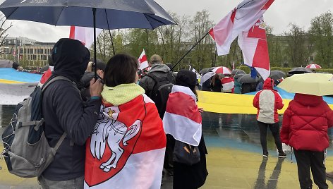 Baltarusių mitingas prieš branduolinio ginklo dislokavimą