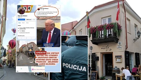 Vyninė &bdquo;Notre Vie&ldquo;, socialinių tinklų įra&scaron;as, policija