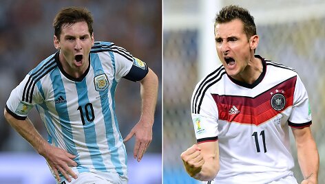 Lionelis Messi ir Miroslavas Klose