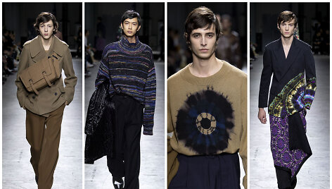 &bdquo;Dries Van Noten&ldquo; kolekcijos modeliai