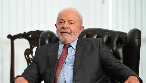 Brazilijos prezidentas Luizas Inacio Lula da Silva 