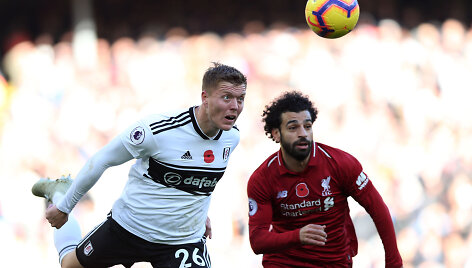 Alfie Mawsonas (kairėje) ir Mohamedas Salah