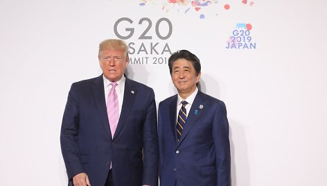 Donaldas Trumpas ir Shinzo Abe