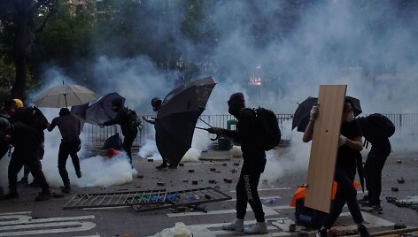 Protestai Honkonge