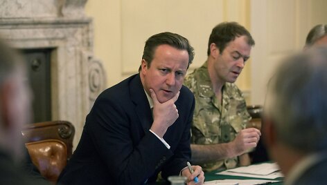Britų premjeras Davidas Cameronas