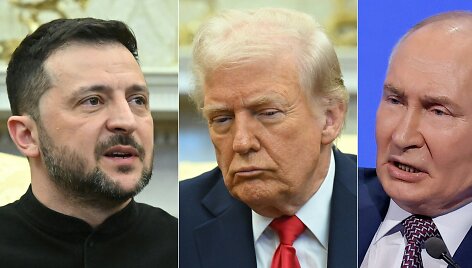 Volodymyras Zelenskis, Donaldas Trumpas, Vladimiras Putinas