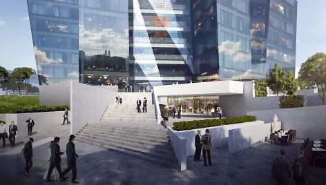 „Studio Libeskind“ sukurto „k18B” projekto vizualizacijos