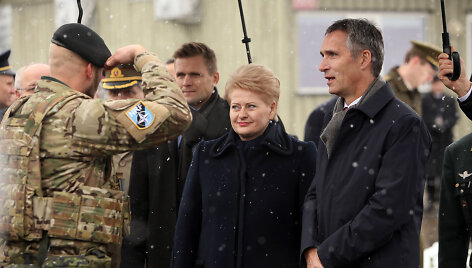 Dalia Grybauskaitė ir Jensas Stoltenbergas