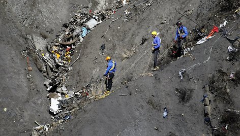 „Germanwings“ katastrofos aukų kūnų paieškos