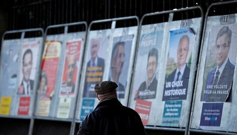 Prancūzija ruo&scaron;iasi prezidento rinkimų pirmajam turui