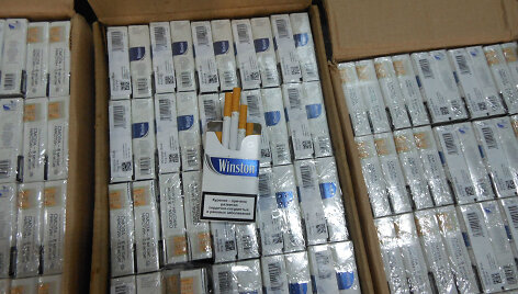 Sulaikyta cigarečių kontrabanda