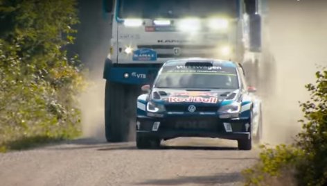 „Volkswagen Polo WRC“ prieš KAMAZ