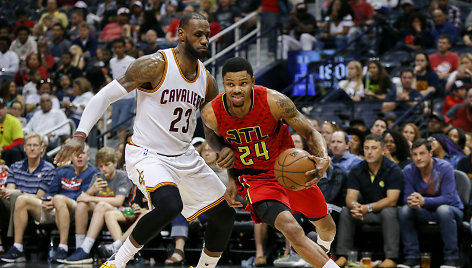 LeBronas Jamesas ir Kentas Bazemore'as