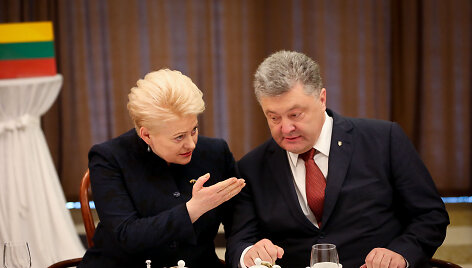 Dalios Grybauskaitės ir Petro Poro&scaron;enkos susitikimas Charkove