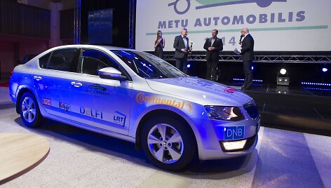 Lietuvos &bdquo;Metų automobiliu 2014&ldquo; i&scaron;rinkta &bdquo;&Scaron;koda Octavia&ldquo; 