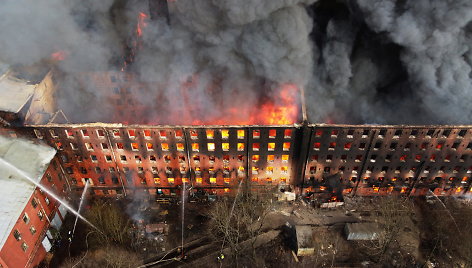 Istorinės gamyklos Sankt Peterburge gaisras