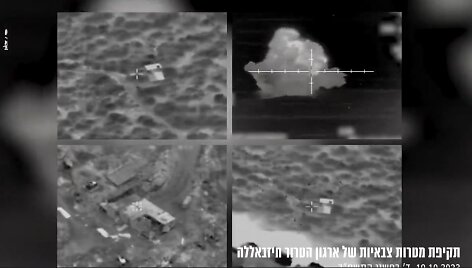 Izraelis smogė &bdquo;Hezbollah&ldquo; taikiniams Libane