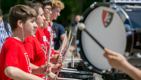 Vilniuje muzikantai išėjo į gatves