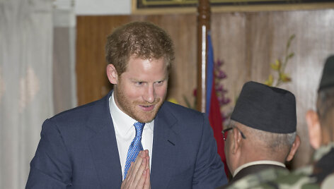 Princas Harry apsilankė Nepale