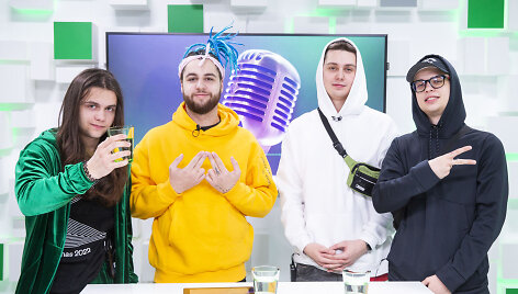 15min studijoje &ndash; grupė &bdquo;Flying Saucer Gang&ldquo;